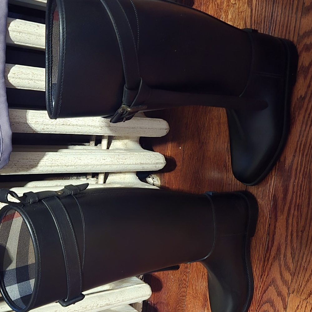 Burberry Black Winter & Rain Boots